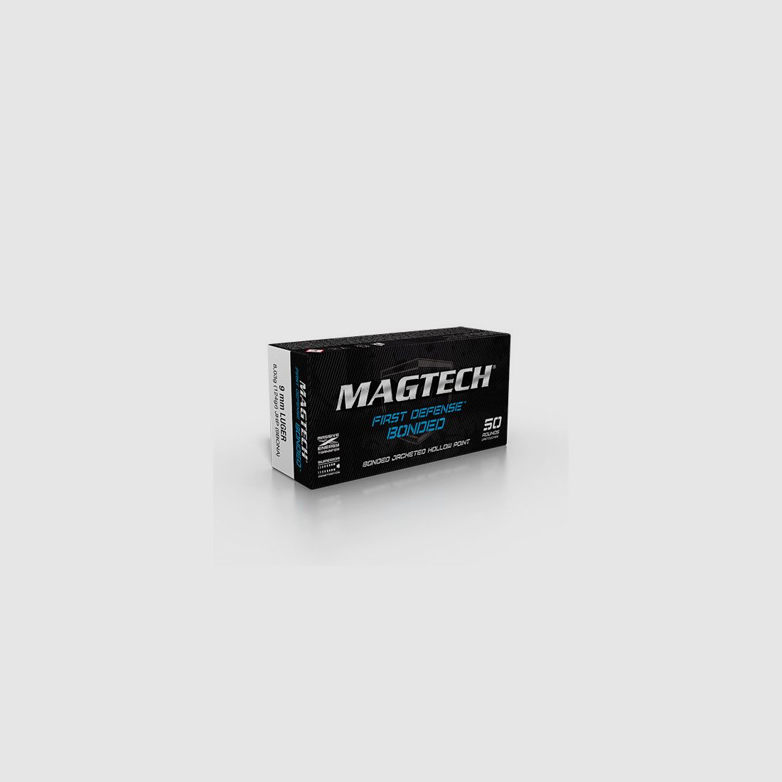 MAGTECH 9x19 124GR JHP X50, imagen 1 de 2