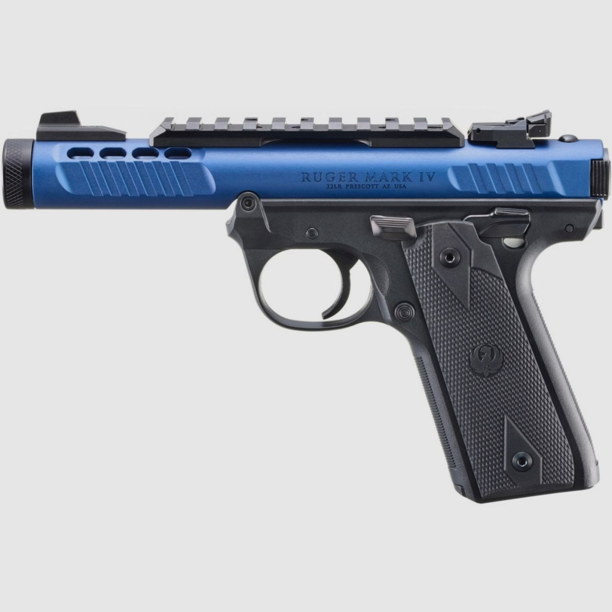 Ruger Mark IV 22/45 Lite Blue/Black (43961), zdjęcie 1 z 11