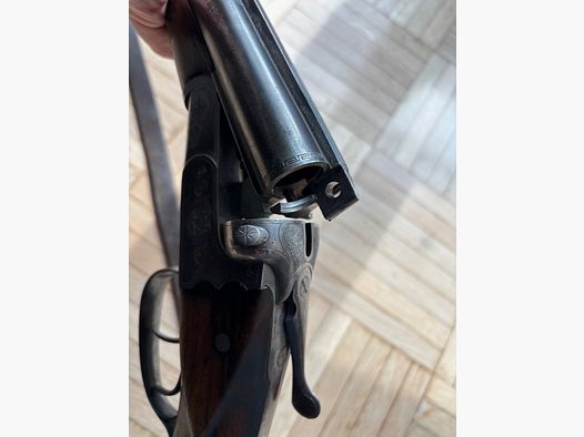 Simson Doppelflinte 16/70 Krupp Spezialgewehr Stahl