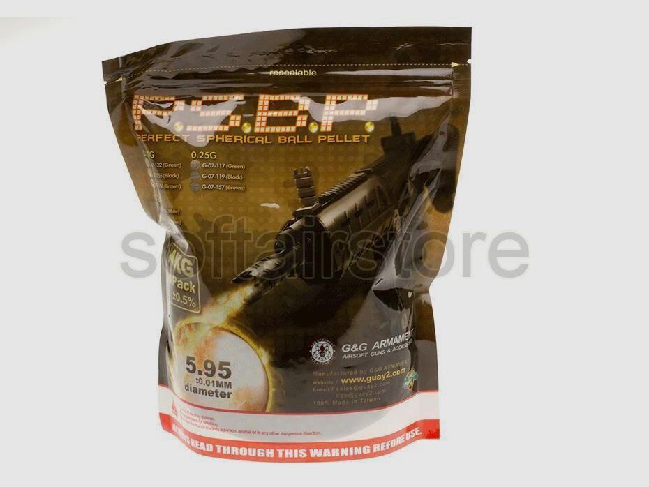 Perfect Airsoft BB`s 0.20g (5.000 Stück) diameter 5,95mm - Braun