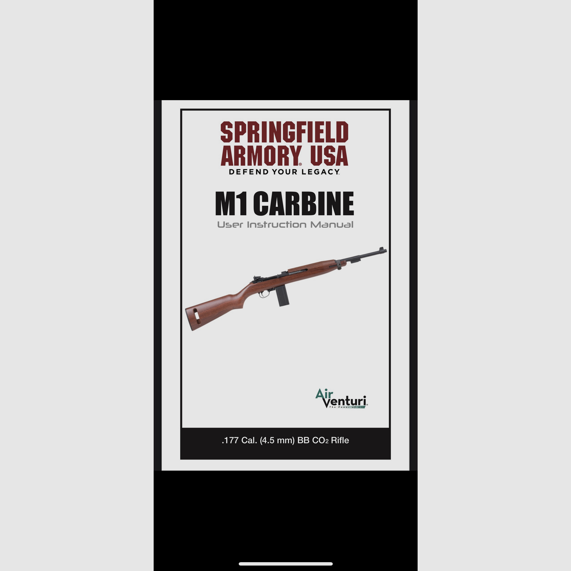 King Arms M1 Carbine Vollmetall Echtholz CO2 BlowBack 6mm BB