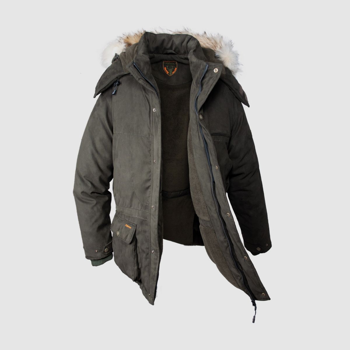 Hubertus Ansitzjacke ICELAND  Oliv/braun