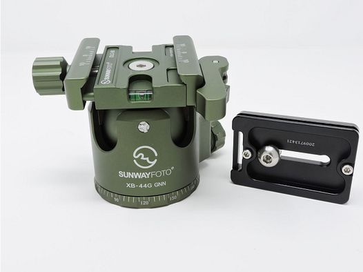 Cabezal de bola Shadowtech GNN XB-44DLG / Cabezal de bola para trípodes de rifle