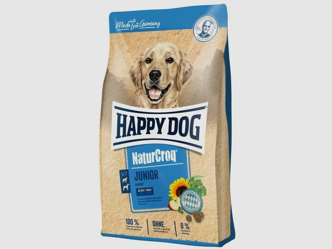 Happy Dog Hunde Trockenfutter NaturCroq Junior 1 kg