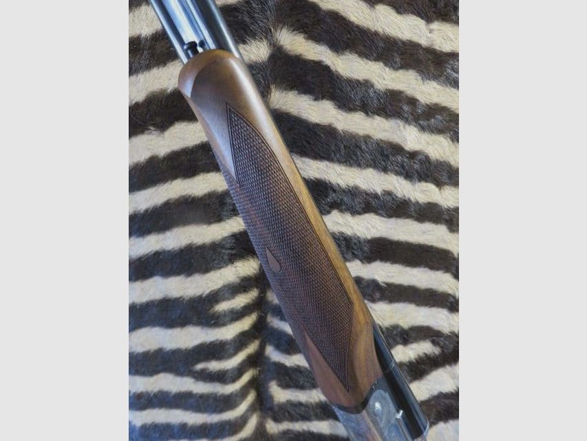 Bockdoppelflinte FAIR DC9323 mit falschem Körper Kal.30R Läufe 55cm – Auswerfer – Einabzug – Waffenkoffer, Bild 4 von 12