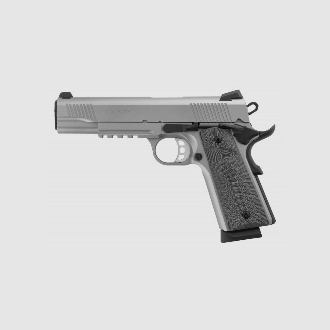 Pistola Tisas Zig PC 1911 Cal.9X19 Inox, imagen 4 de 4