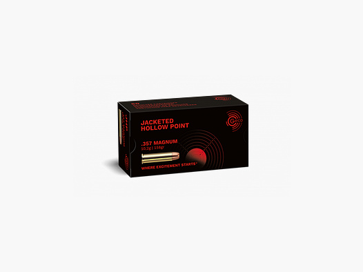 Geco .357 Magnum hollow point jacketed hollow point JHP 10.2 g/158 grs.