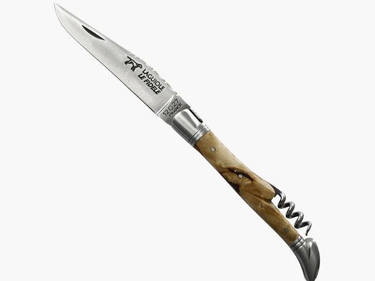 Couteau de poche Laguiole avec tire-bouchon conforme à la loi sur les armes 42a, légal à porter.