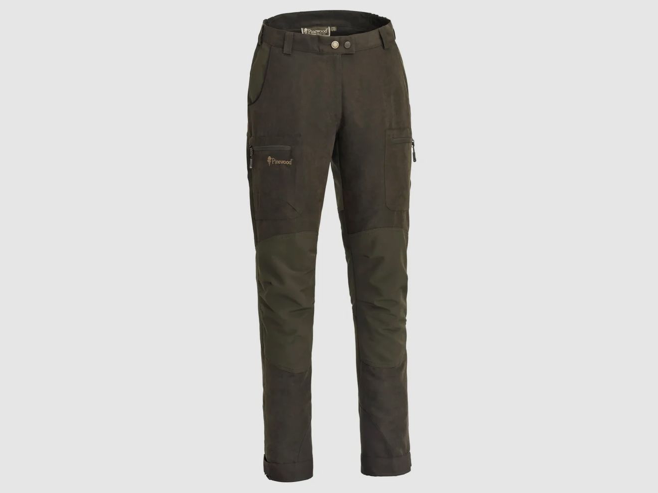 Pantalon femme Caribou Extreme taille 44 suède/marron/olive foncé