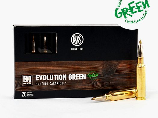 RWS 6,5 Creedmoor, EVO GREEN 93 grs 1 Packung (20 Schuss á 4,39 €*)