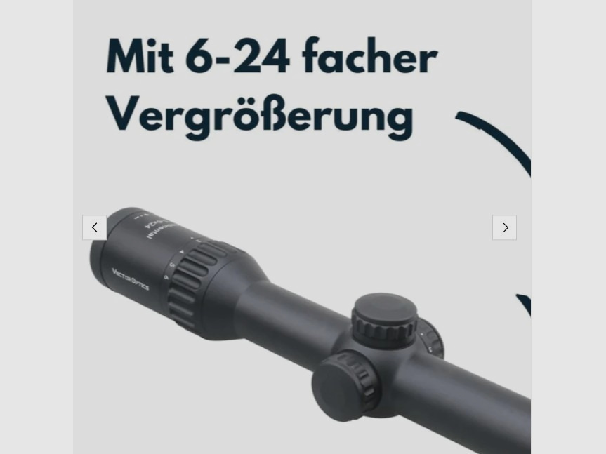 Vector Optics SCOC-23 Continental Zielfernrohr 1-6x24SFP - Montage für 21mm Picatinny/Weaver
