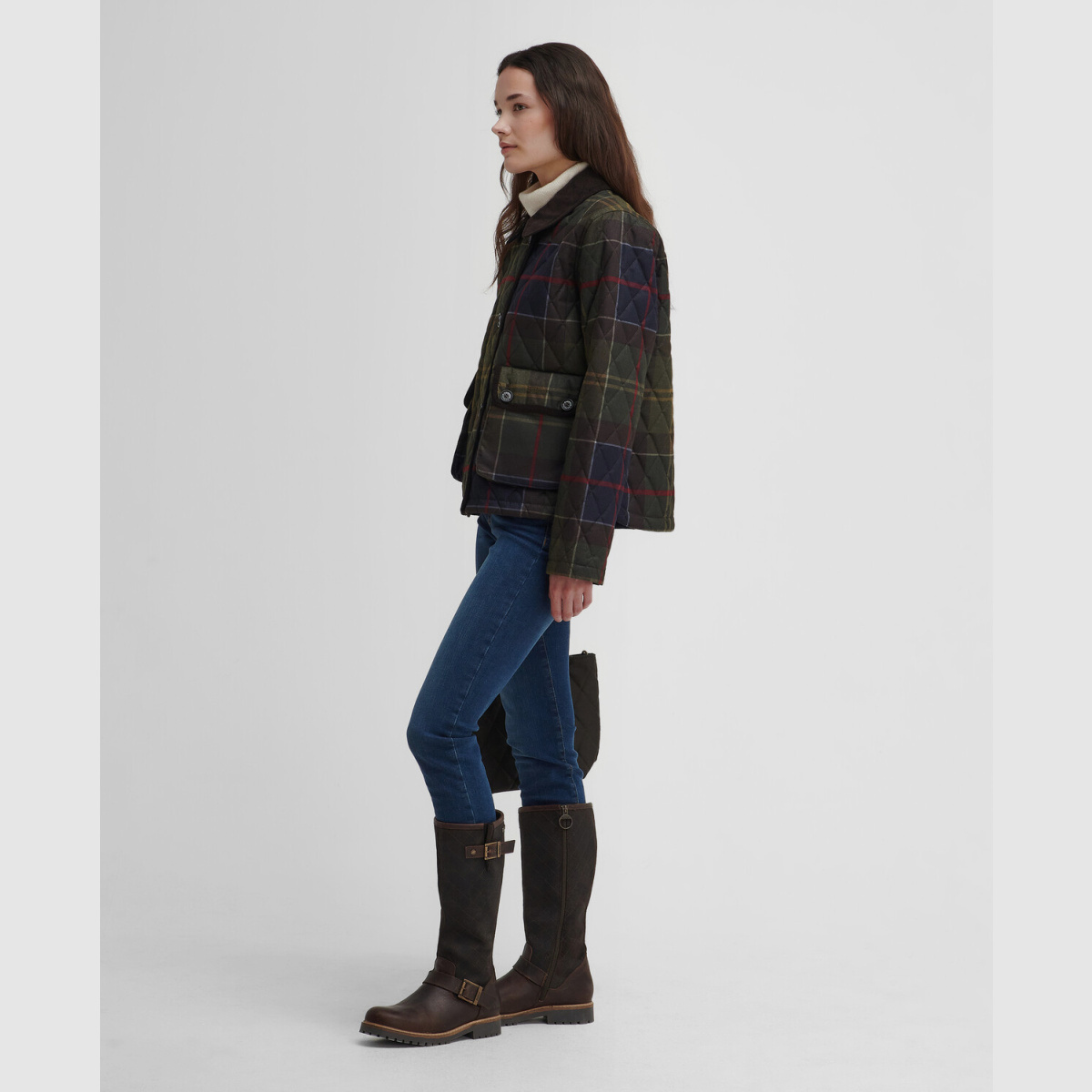 BARBOUR Steppjacke Loudon Tartan