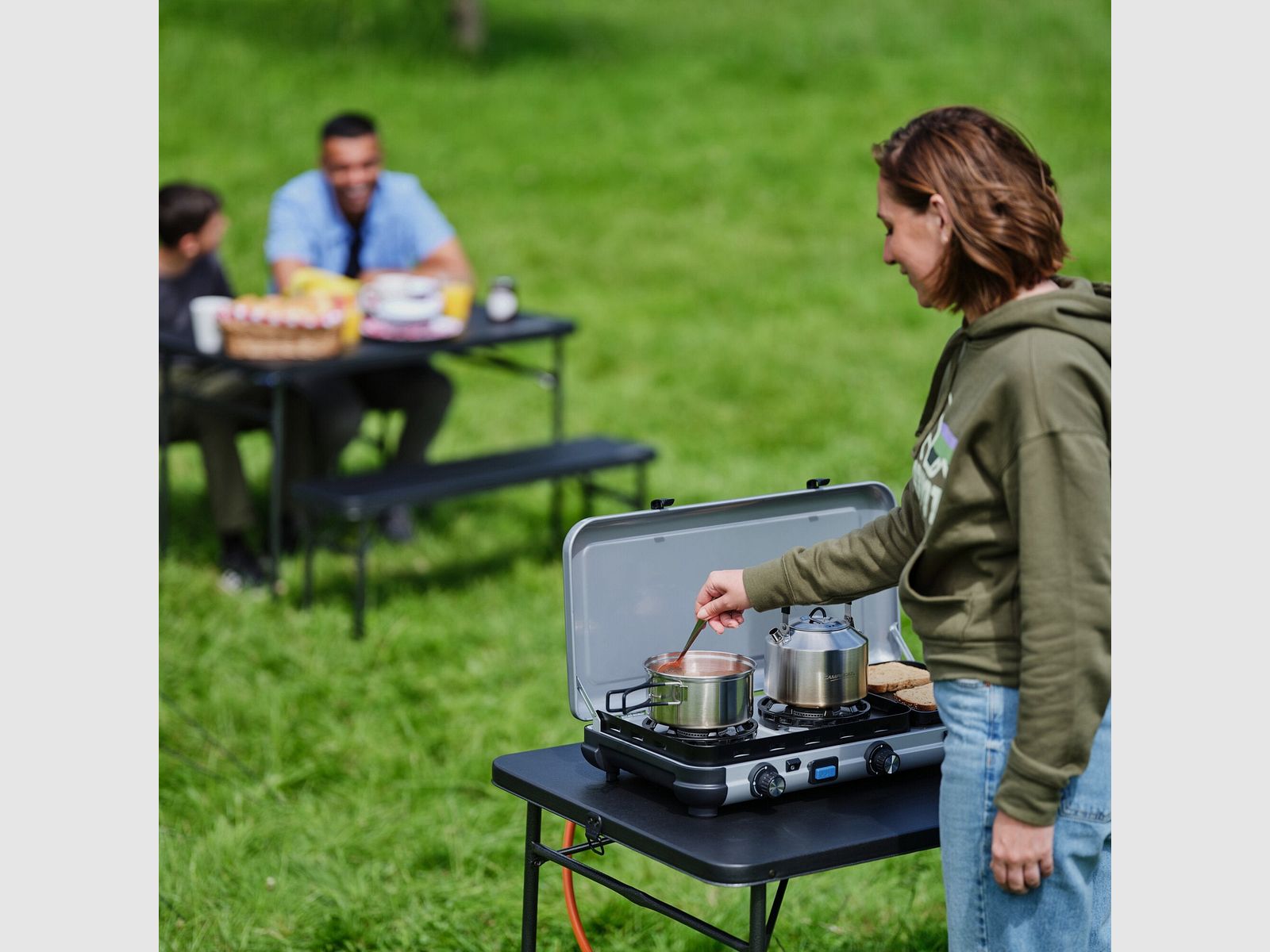 Gaskocher Camping Kitchen 2 MULTI-COOK, 50 mbar, Bild 6 von 7