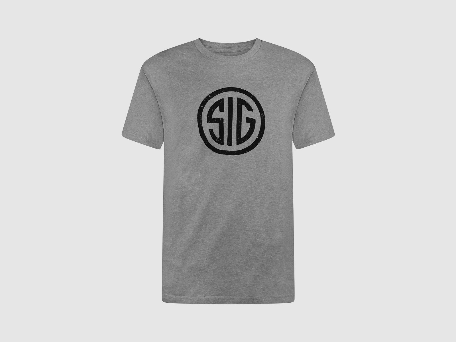 SIG SAUER T-Shirt Gray Distressed SIG Mark