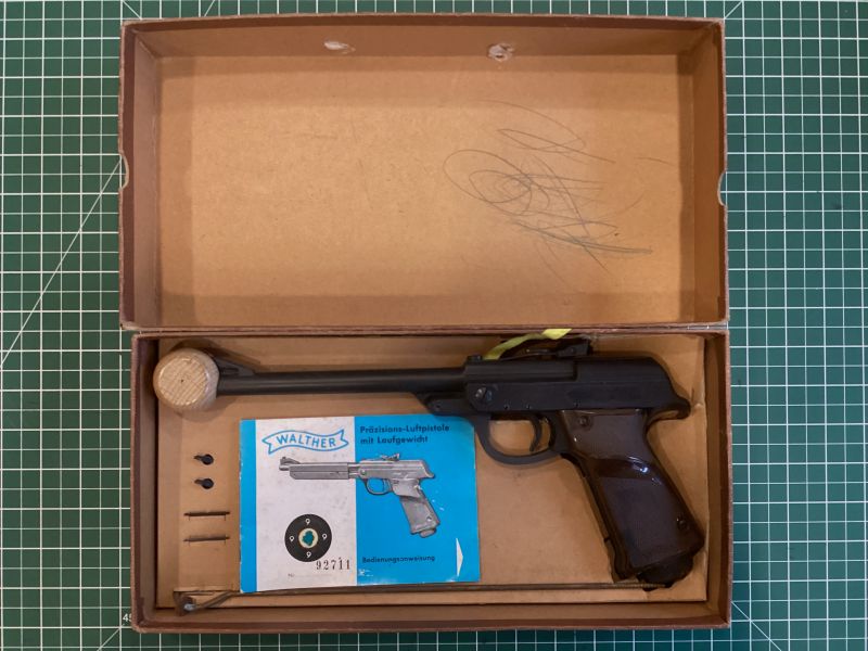 Luftpistole Walther LP Mod. 53 im Cal. 4,5 bekannt aus James Bond Seriennummer 092711 - Lupi