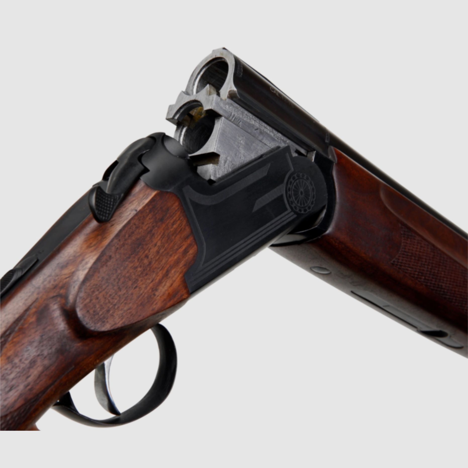 Escopeta de doble cañón Forest Favorit Bock 12/76 para disparo de perdigones de acero, longitud de cañón de 51 cm