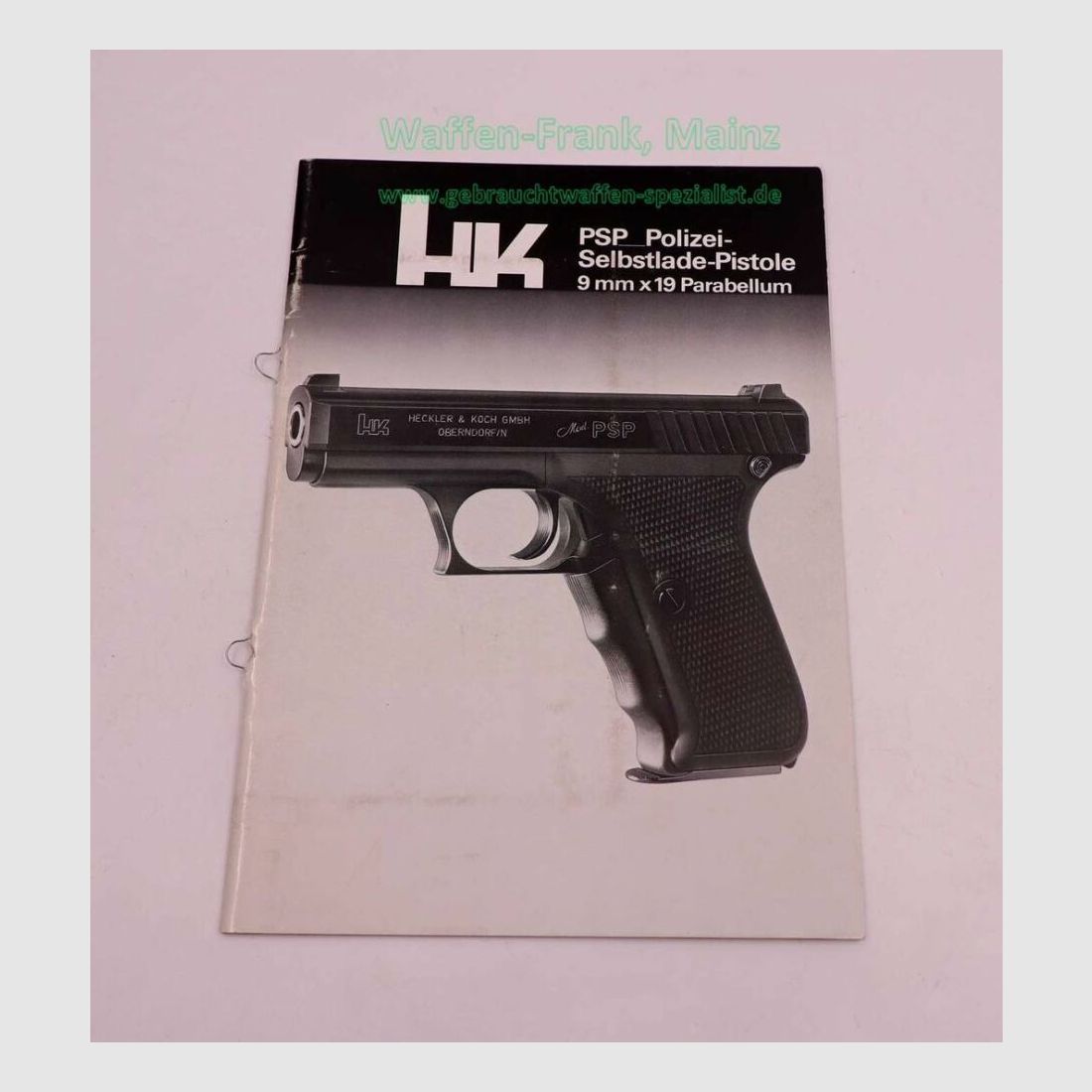 Heckler & Koch - Oberndorf Operating Manual Mod. PSP