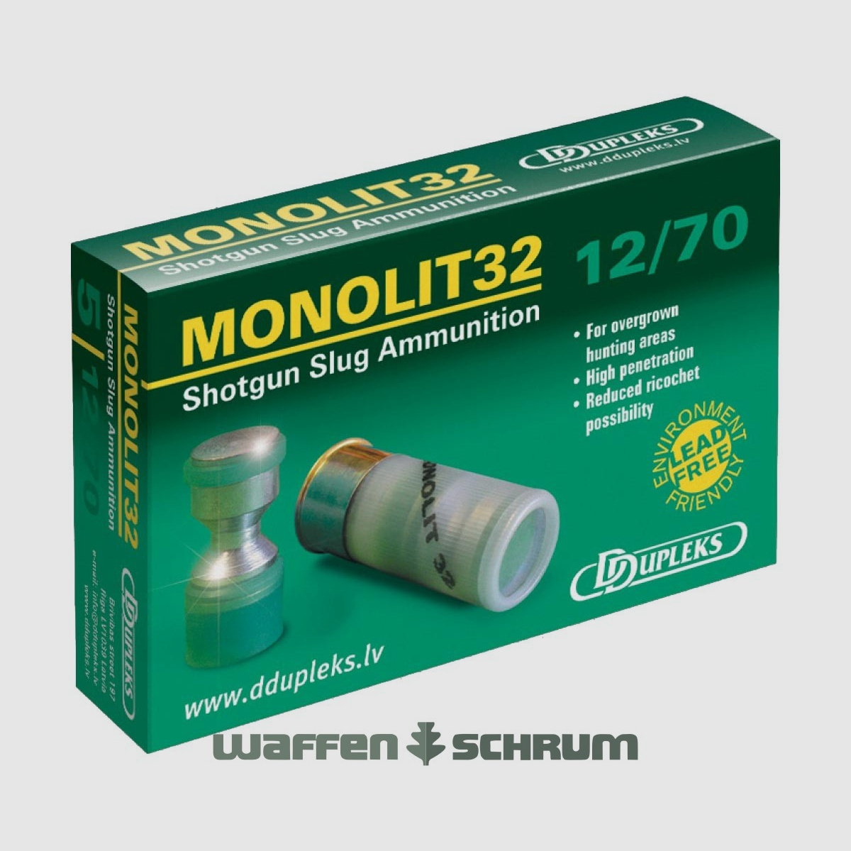 DDupleks 12/70 MONOLIT 32 32g Bleifrei