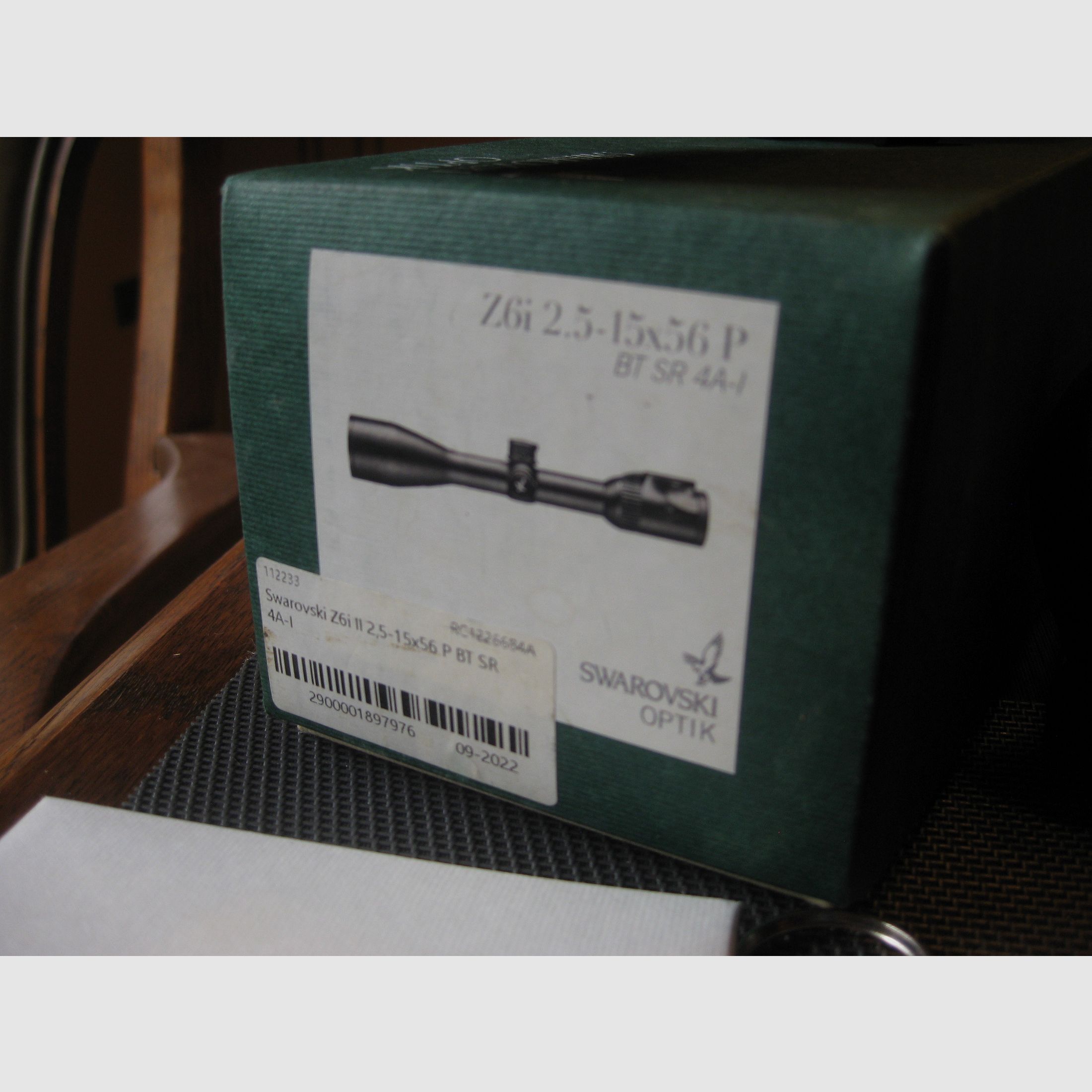 LIKE NEW, Generation II Swarovski Z6i 2.5-15x56 P BT SR 4A-I including ERA - tilt mount for Picatinny/Weaver !! Available with original Blaser saddle mount for an additional charge if needed! No ZEISS-LEICA-Schmidt&Bender-Sauer-Mauser-SteelAction