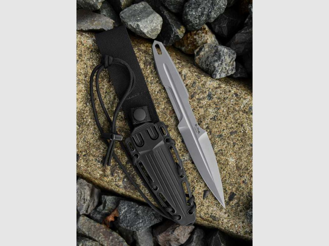 Extrema Ratio S-THIL taktisches Feststehendes Messer Stone Washed Böhler N690