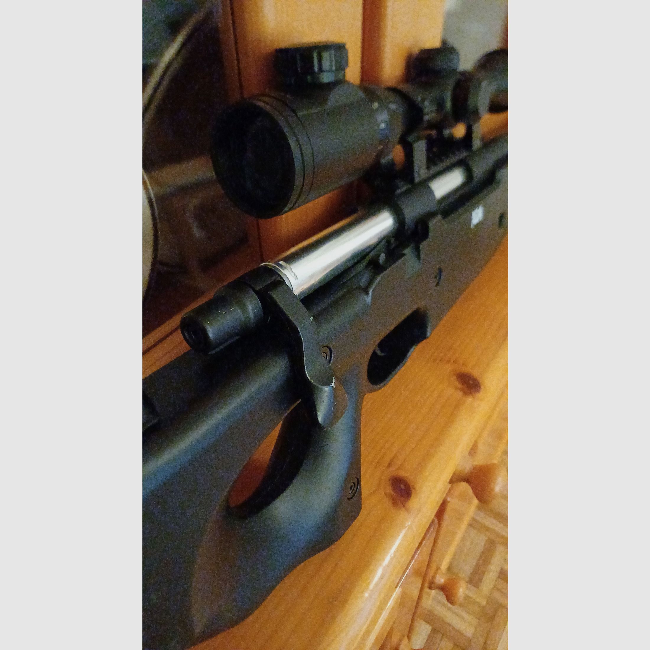 AGM Mauser L96 black sport rifle