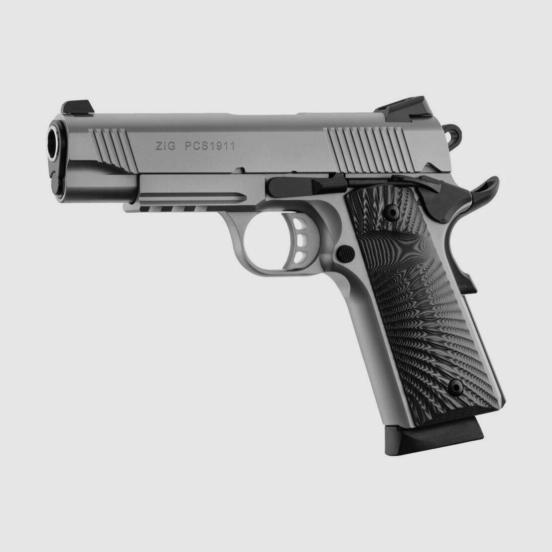 Pistole Tisas ZIG Pcs 1911 inox 4,25″ Kal. 9×19 mm, Bild 7 von 10
