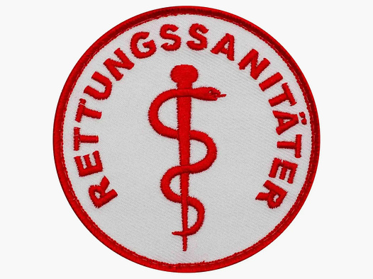 Café Viereck Patch Rettungssanitäter