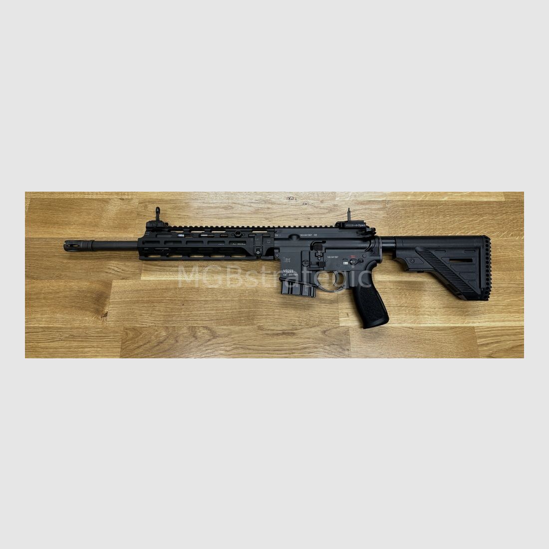 Heckler & Koch MR223 A3 Slim-Line 14,5" Lauf - halbautom. Büchse .223Rem Das zivile H&K 416 - mit Original H&K QD End-Plate (doppelt neu verstemmt, siehe Foto)