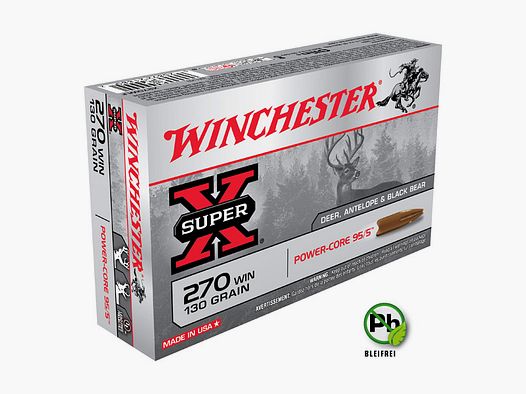 Winchester .270Win. 130gr PowerCore – Bleifrei