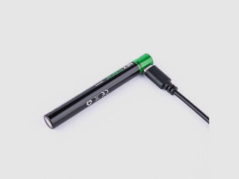 NEXTORCH DC20092 10880 Batterie USB-C – 3,7 V 650 mAh pour TA22, K30 & K33UV