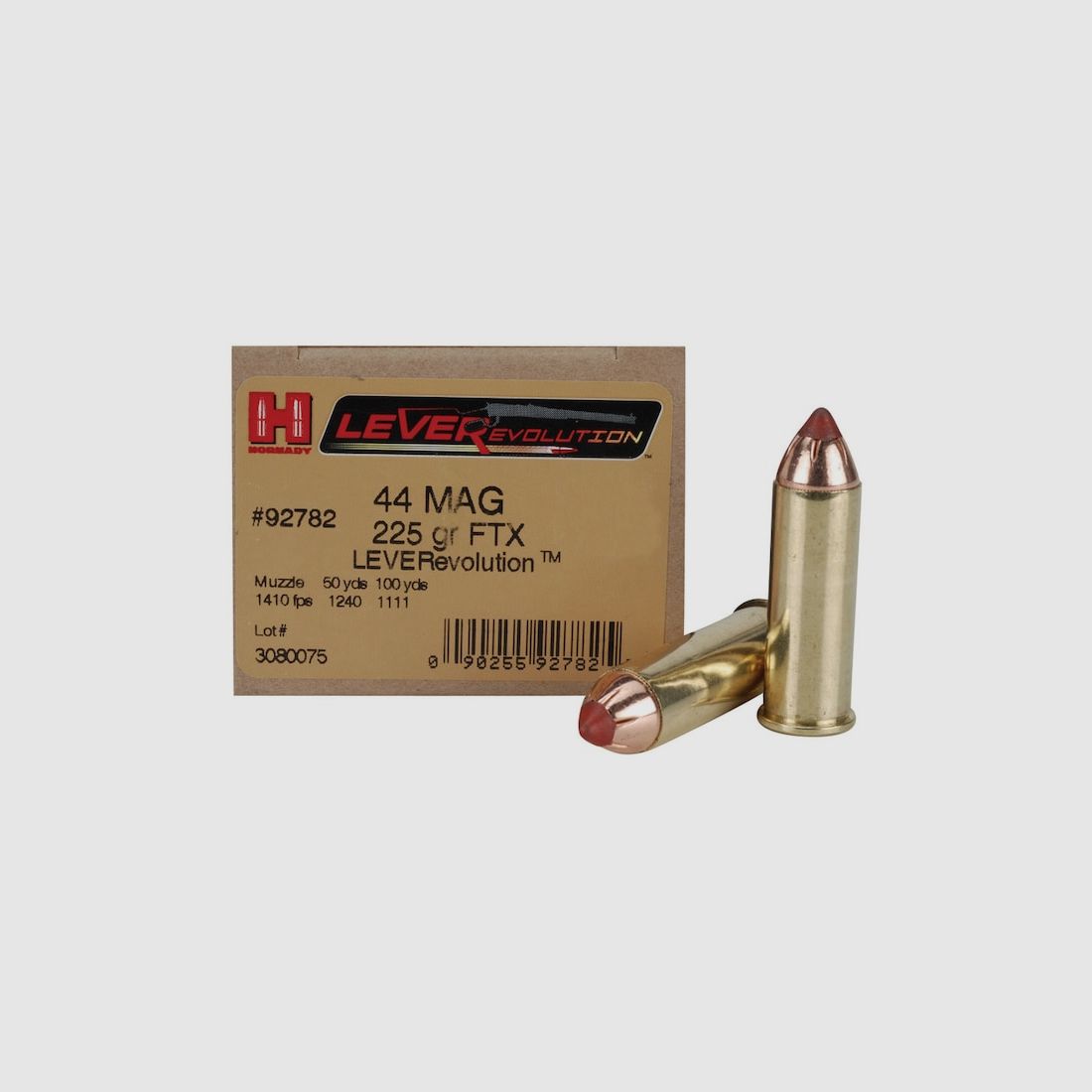 Hornady Leverevolution .44 Rem. Mag. 225GR FTX 20 Patronen