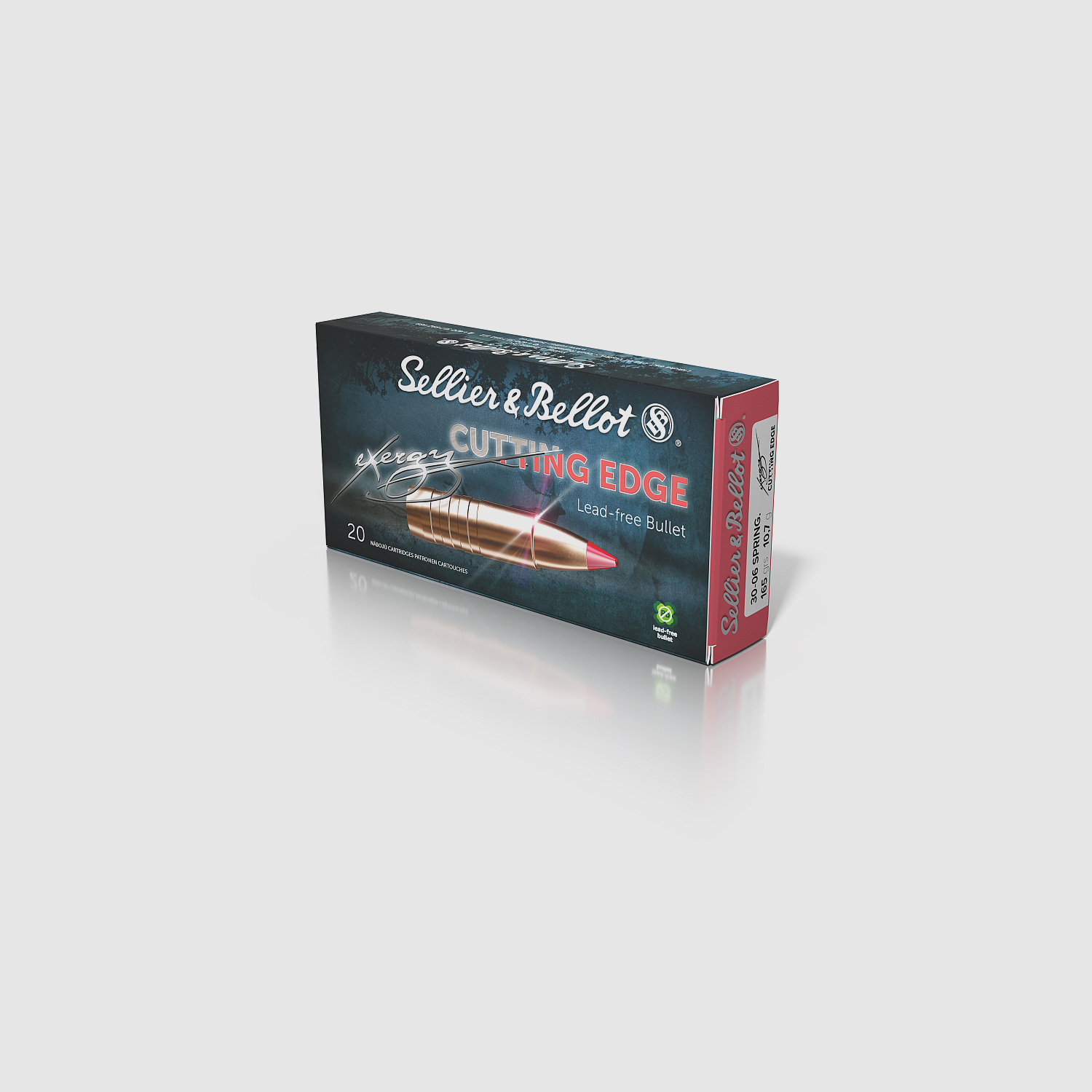 Sellier & Bellot .30-06 Spr. eXergy EDGE 10,7g/165grs. 20pcs