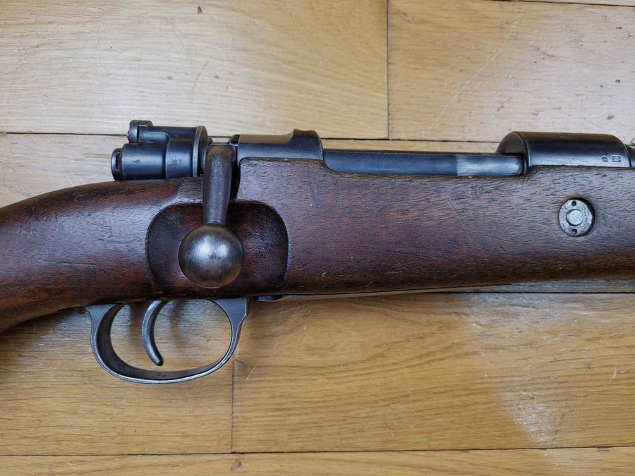 Bellissimo fucile K98 dell'inizio del Terzo Reich – Codice S42/G fabbricato da Mauser – non monomatrico – Arma di aprile 1935 – ottima condizione meccanica – canna in ottime condizioni – Bellissima arma rara in eccellenti condizioni, immagine 5 di 35