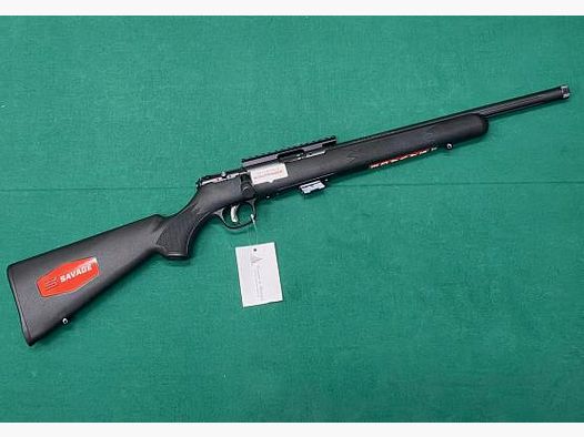 Savage MARK II FVSR repeating rifle .22 LR 16.5"/42CM HEAVY BLUE 5 shots synthetic stock black
