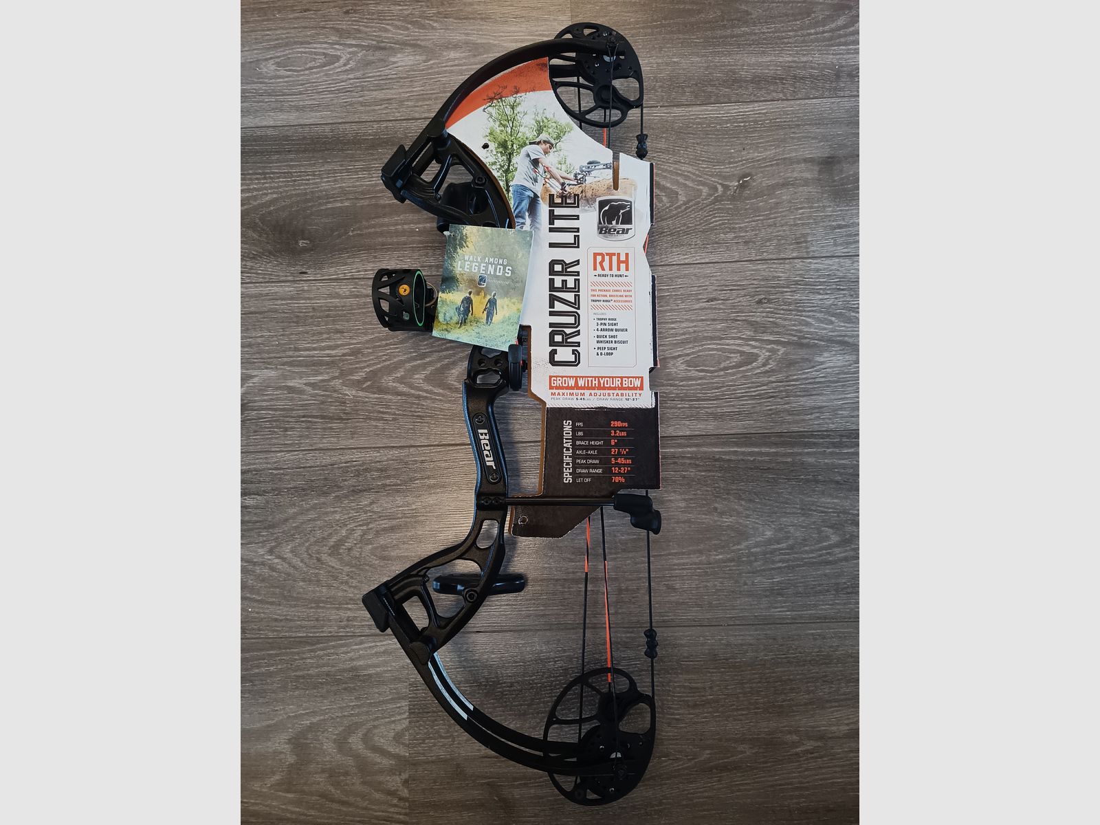 Compound bow BEAR Cruizer Lite RTH new! Sport bow