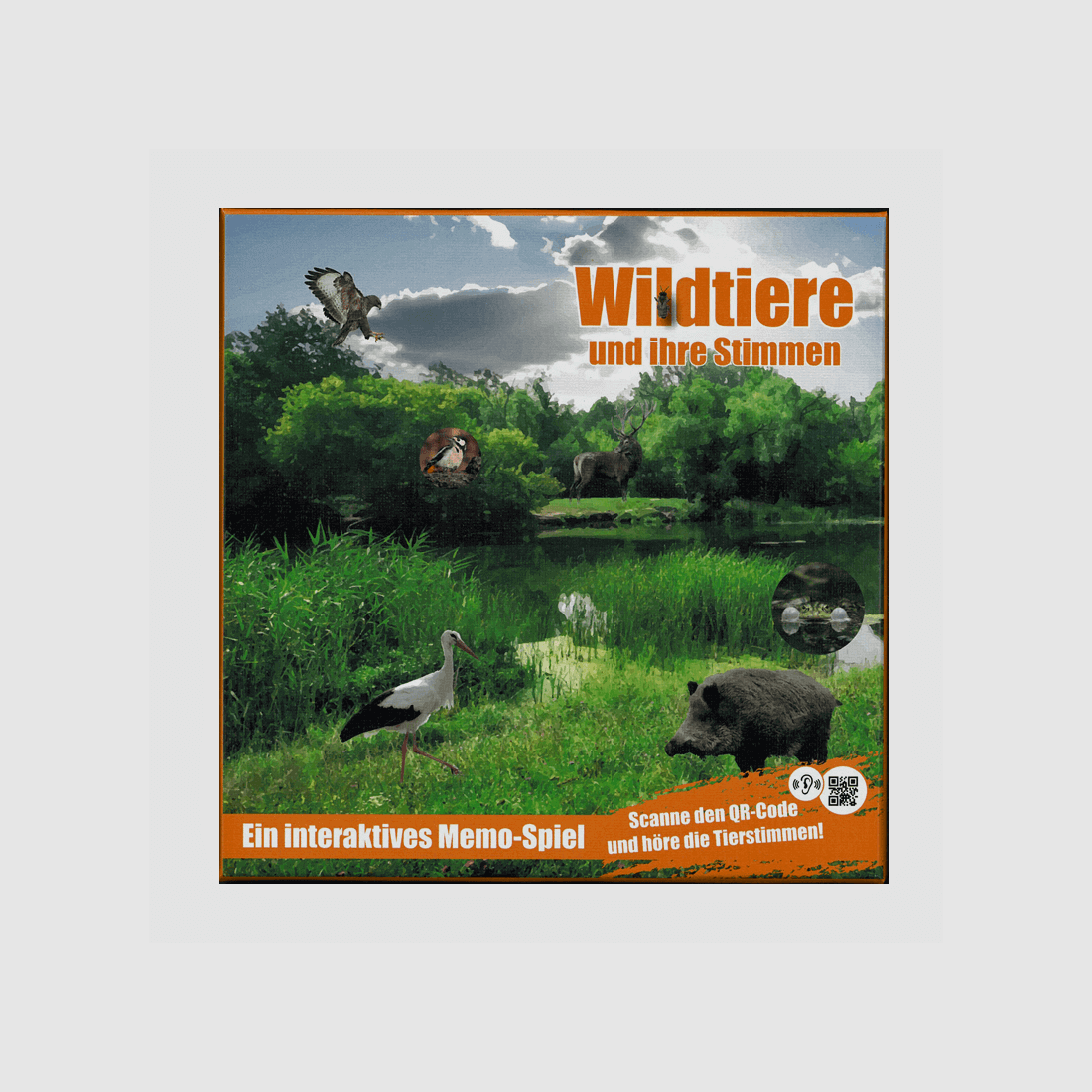 Kinder-Memo-Spiel "Wildtiere und ihre Stimmen"