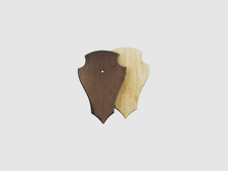 Geweihbrett spitz/dunkel - 35x20