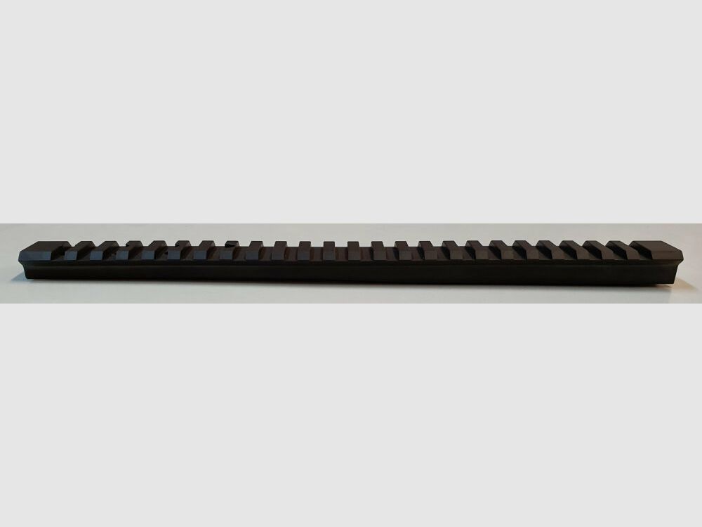MHS Picatinny rail for BERGARA BA 13, steel, matte black blued, 260mm, extra long, Germany