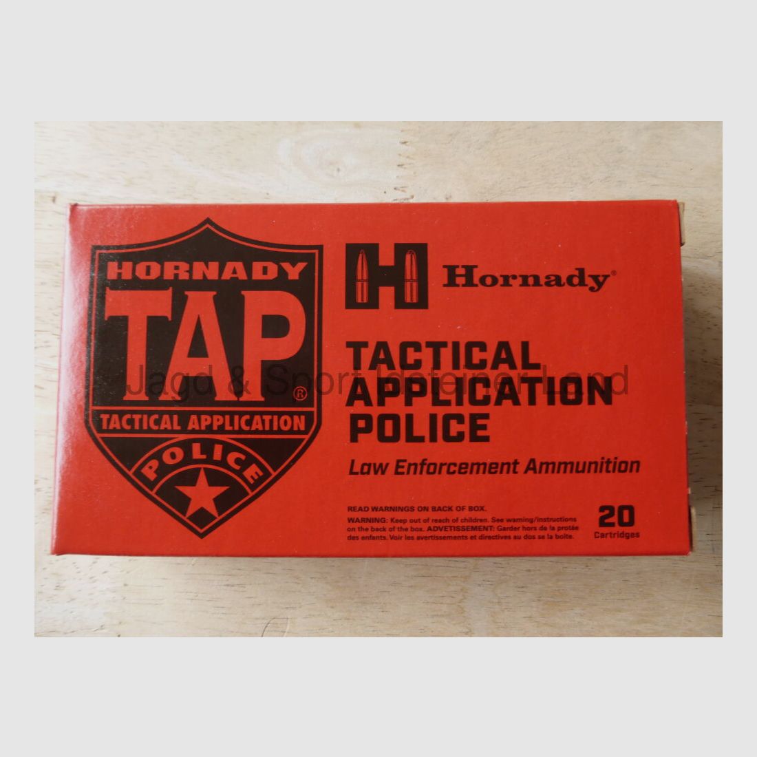 Munition de précision Hornady TAP, ELD-Match, 168grs