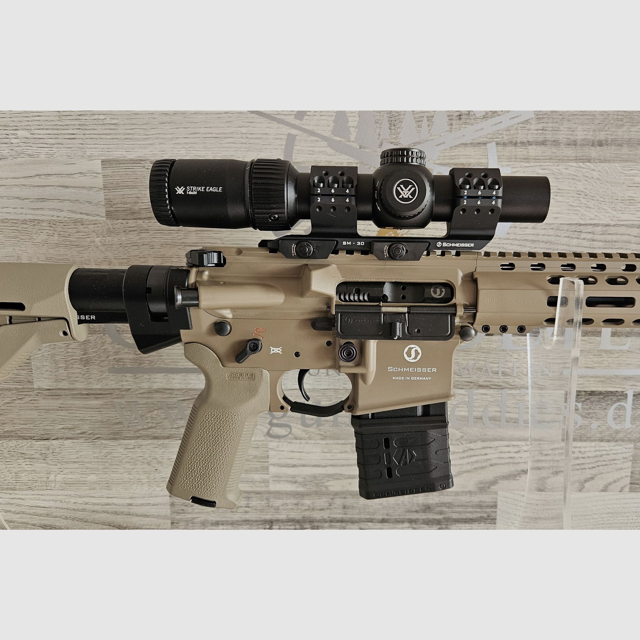 Schmeisser AR15 M4FL 14,5" FDE MAGPUL Cal. .223Rem con Vortex ZF + SD - Producto nuevo del comercio especializado