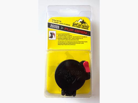 Cubierta de lente abatible Butler Creek MO20095 para visor Okular Klappdeckel para ZF 09A EYE 37,7mm