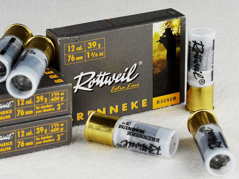 Rottweil BRENNEKE Magnum, kaliber 12/76 600grs 1 opakowanie (5 strzałów po 2,998 €*)
