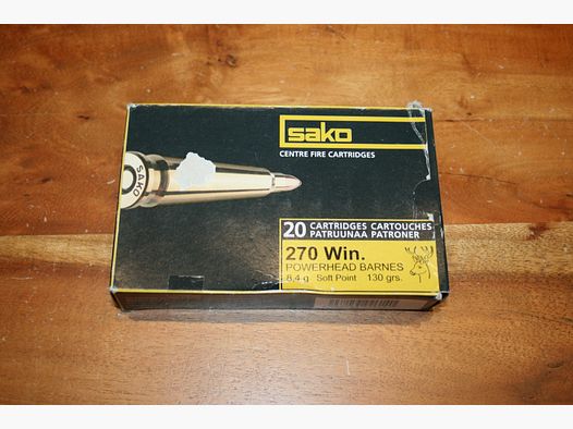 Munition Sako .270 Win Powerhead Barnes