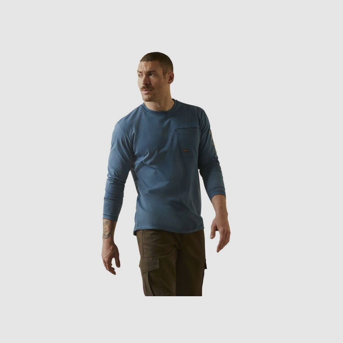 Ariat Herren Langarmshirt Rebar® Workman Logo