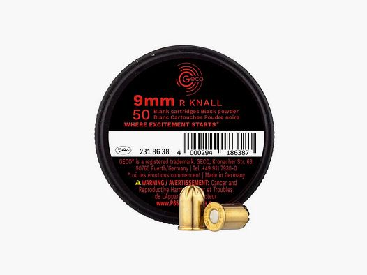 9mm R Knall Nitropulver - Dose (a50)