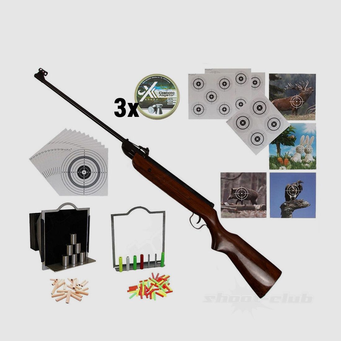 Norconia B2 Luftgewehr Kaliber 4,5 mm Super Target Set