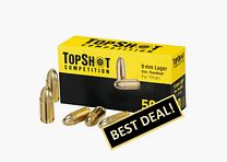 TOPSHOT Competition Full Metal Jacket 8.0 g/124 grs. 9 mm Luger