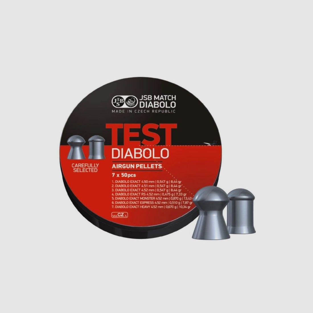 JSB Exact Test Diabolo 4,5mm 7x50