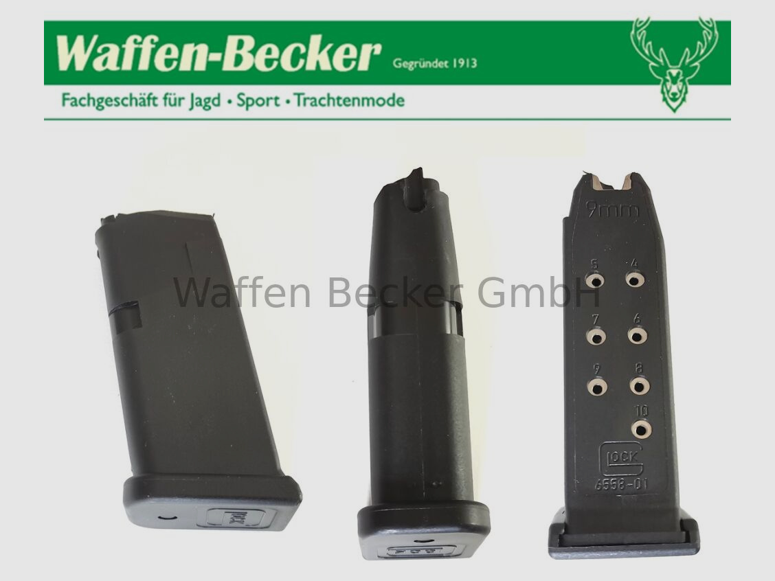 Glock, Schmeisser, Messerschmitt Magazine Glock 26 AR15-9 Schmeisser, Messerschmitt, Dymic Sport PCC 9mm Luger