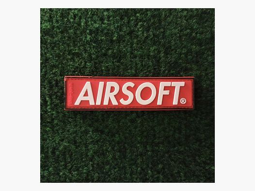 "AIRSOFT"-Patch (rot)